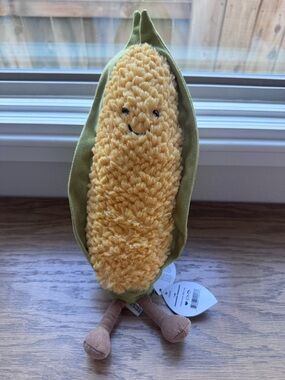 Jellycat Amuseable Sweetcorn (Retired NWT)